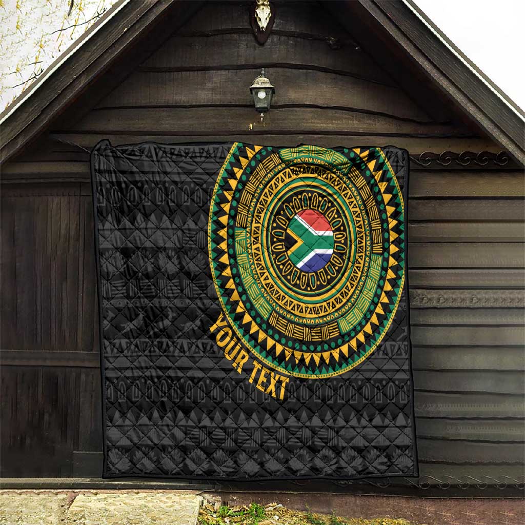 Personalised South Africa African Tribal Pattern Quilt Chest Arm Tattoo LT15