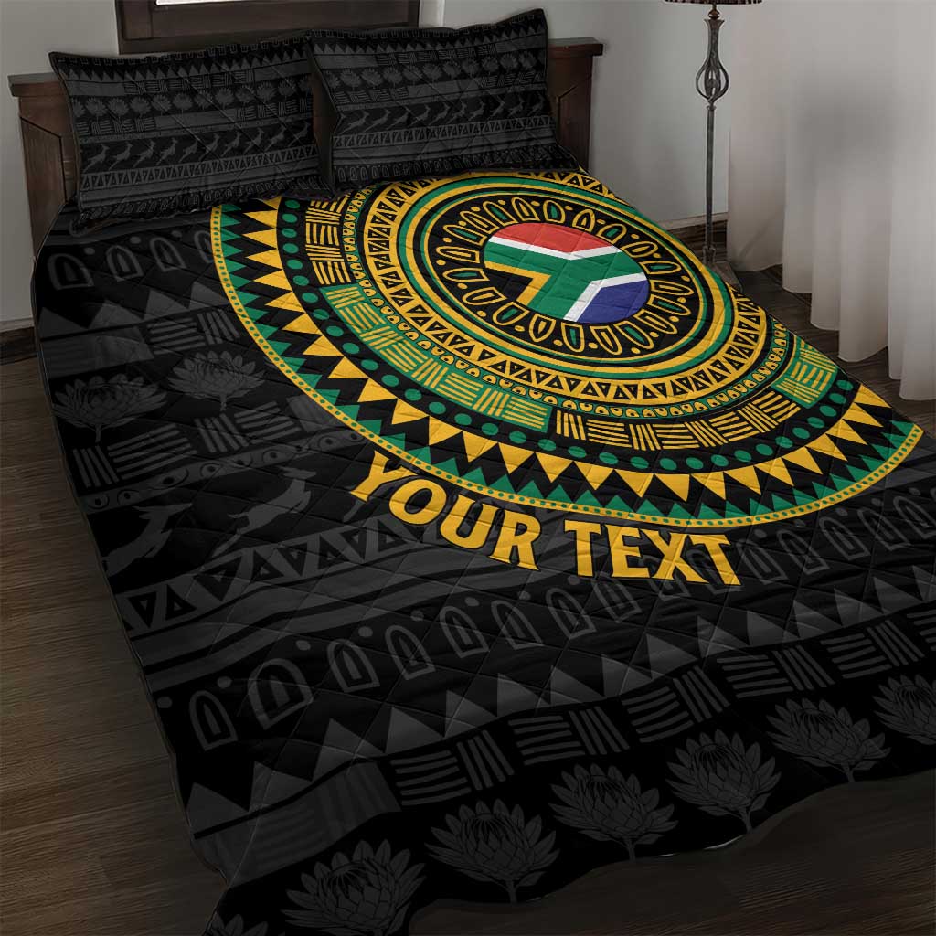 Personalised South Africa African Tribal Pattern Quilt Bed Set Chest Arm Tattoo LT15
