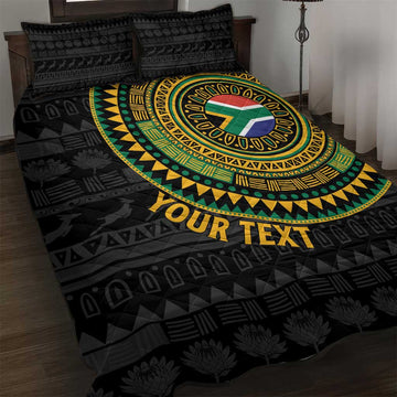 Personalised South Africa African Tribal Pattern Quilt Bed Set Chest Arm Tattoo LT15