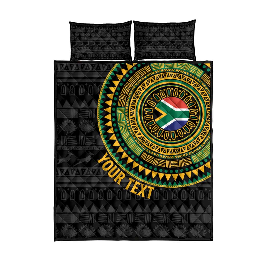 Personalised South Africa African Tribal Pattern Quilt Bed Set Chest Arm Tattoo LT15