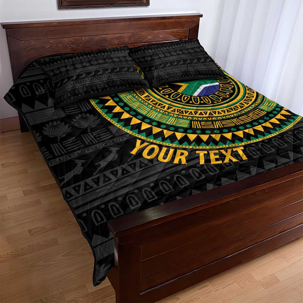 Personalised South Africa African Tribal Pattern Quilt Bed Set Chest Arm Tattoo LT15
