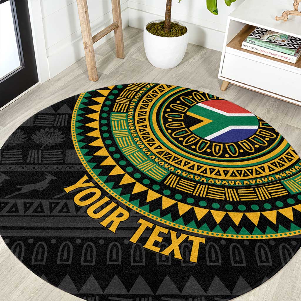 Personalised South Africa African Tribal Pattern Round Carpet Chest Arm Tattoo LT15