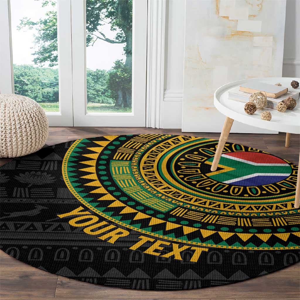 Personalised South Africa African Tribal Pattern Round Carpet Chest Arm Tattoo LT15