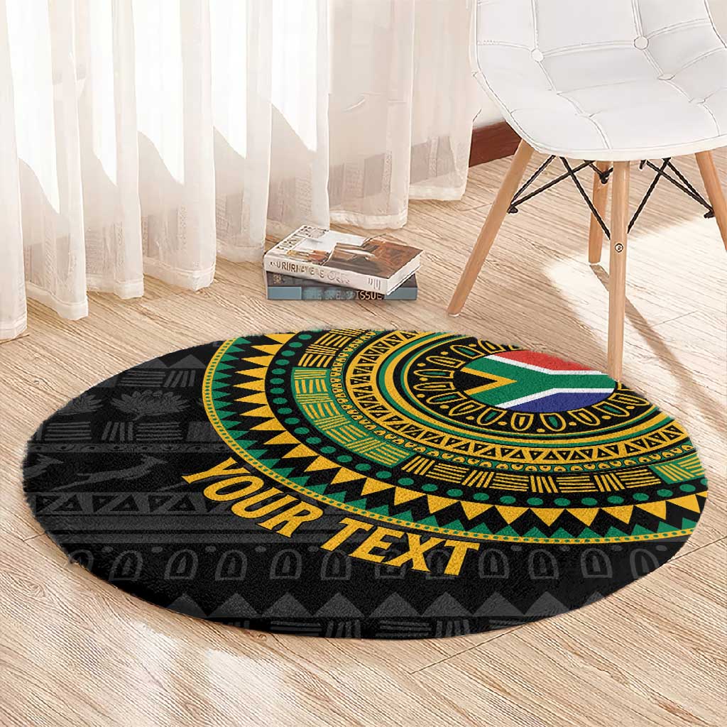 Personalised South Africa African Tribal Pattern Round Carpet Chest Arm Tattoo LT15