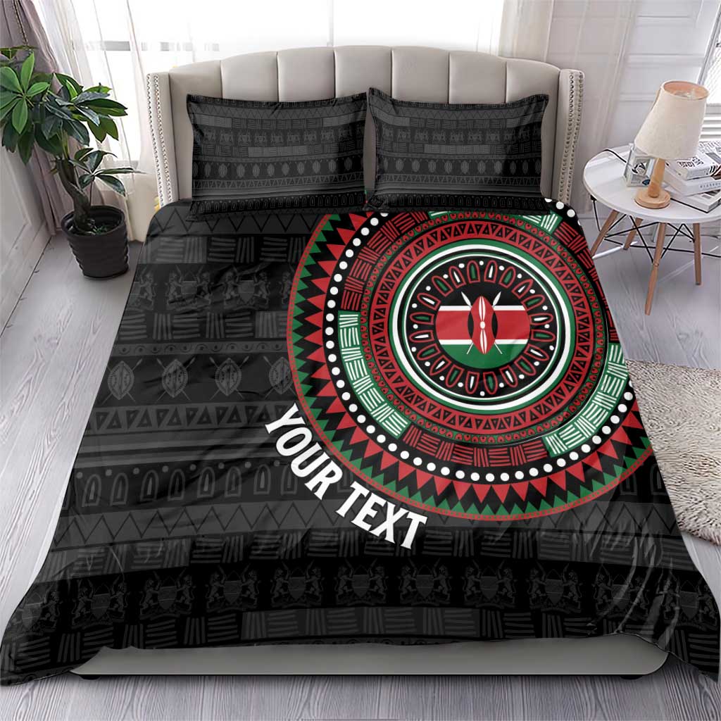 Personalised Kenya African Tribal Pattern Bedding Set Chest Arm Tattoo LT15