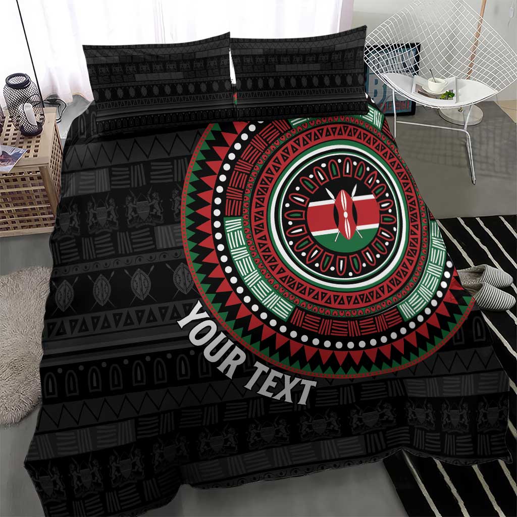 Personalised Kenya African Tribal Pattern Bedding Set Chest Arm Tattoo LT15