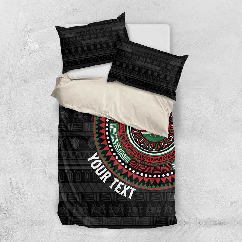 Personalised Kenya African Tribal Pattern Bedding Set Chest Arm Tattoo LT15