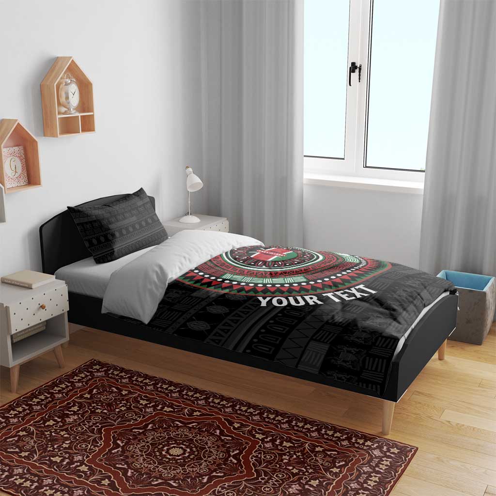 Personalised Kenya African Tribal Pattern Bedding Set Chest Arm Tattoo LT15