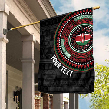 Personalised Kenya African Tribal Pattern Garden Flag Chest Arm Tattoo LT15