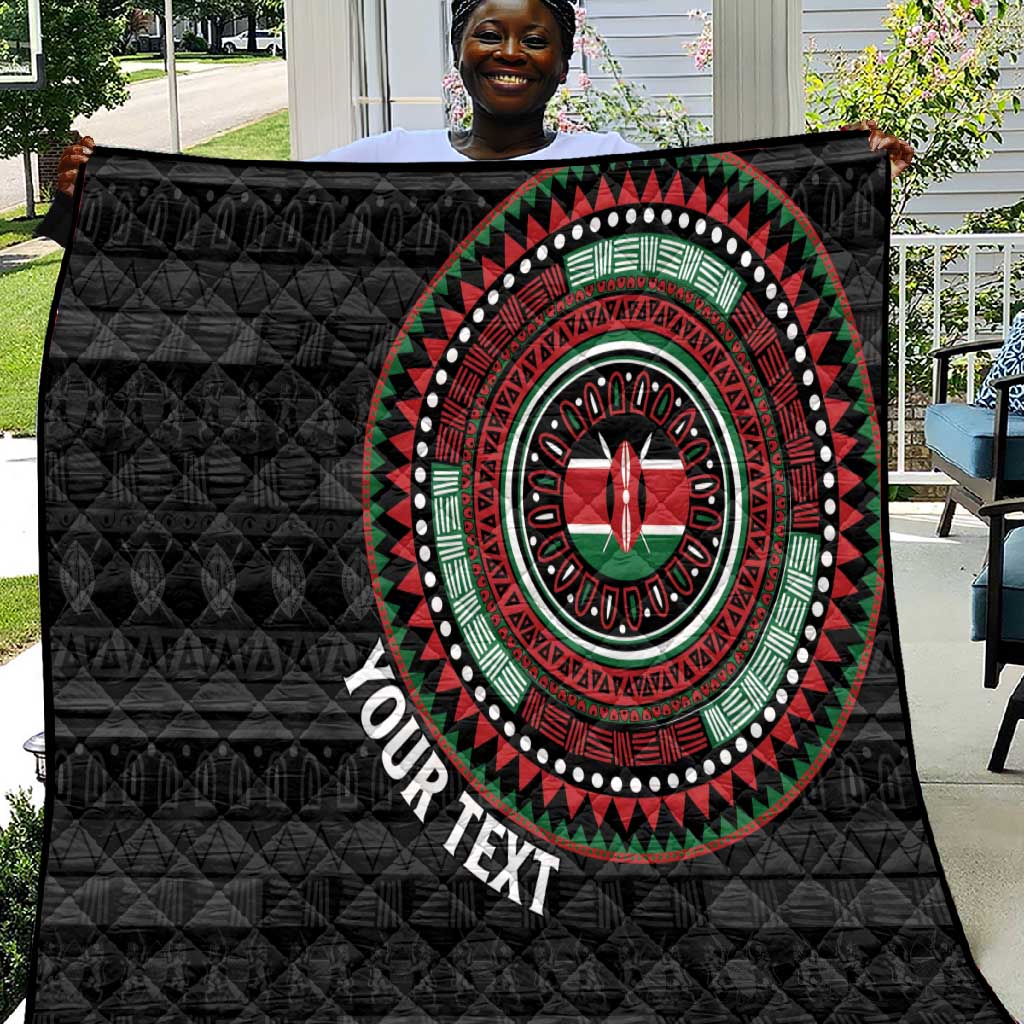 Personalised Kenya African Tribal Pattern Quilt Chest Arm Tattoo LT15