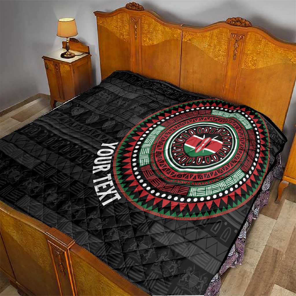 Personalised Kenya African Tribal Pattern Quilt Chest Arm Tattoo LT15