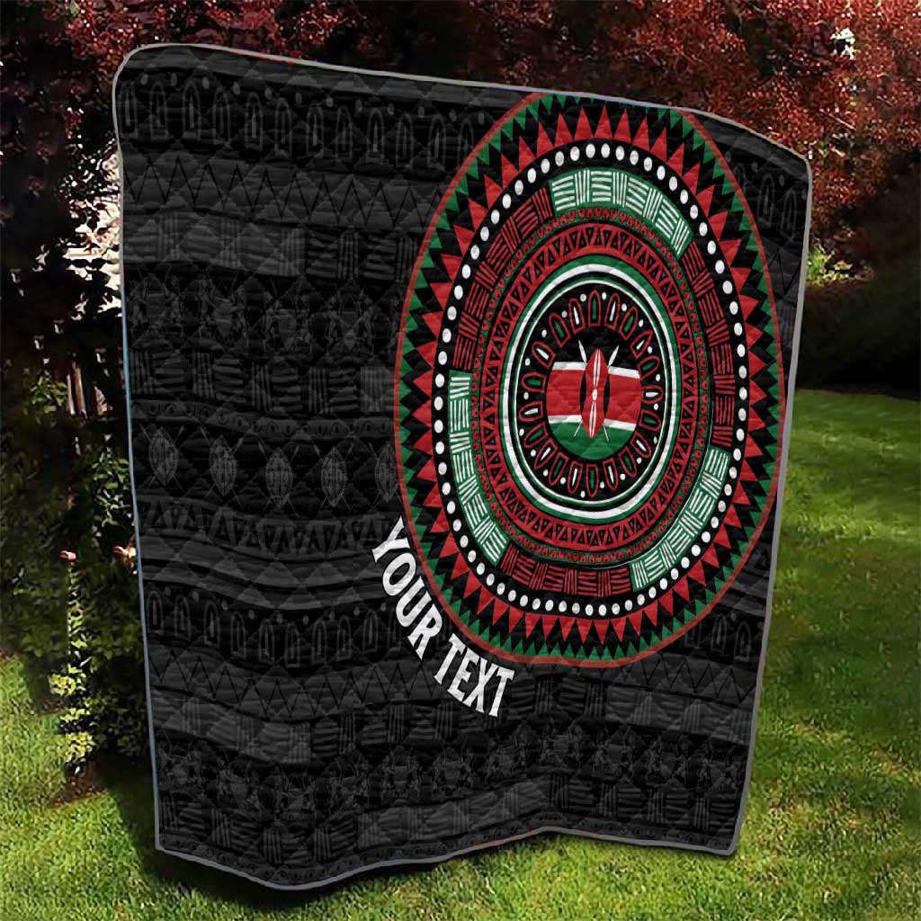 Personalised Kenya African Tribal Pattern Quilt Chest Arm Tattoo LT15