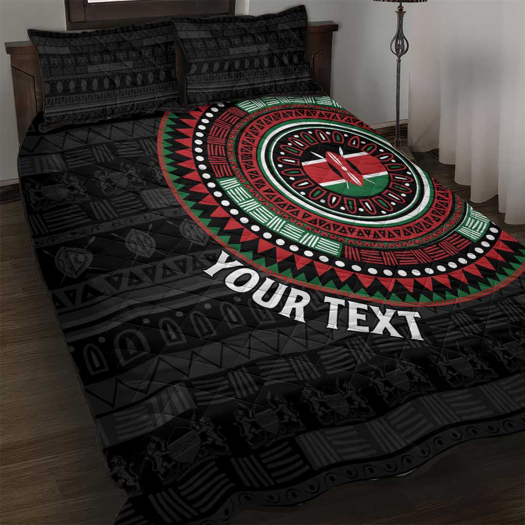 Personalised Kenya African Tribal Pattern Quilt Bed Set Chest Arm Tattoo LT15