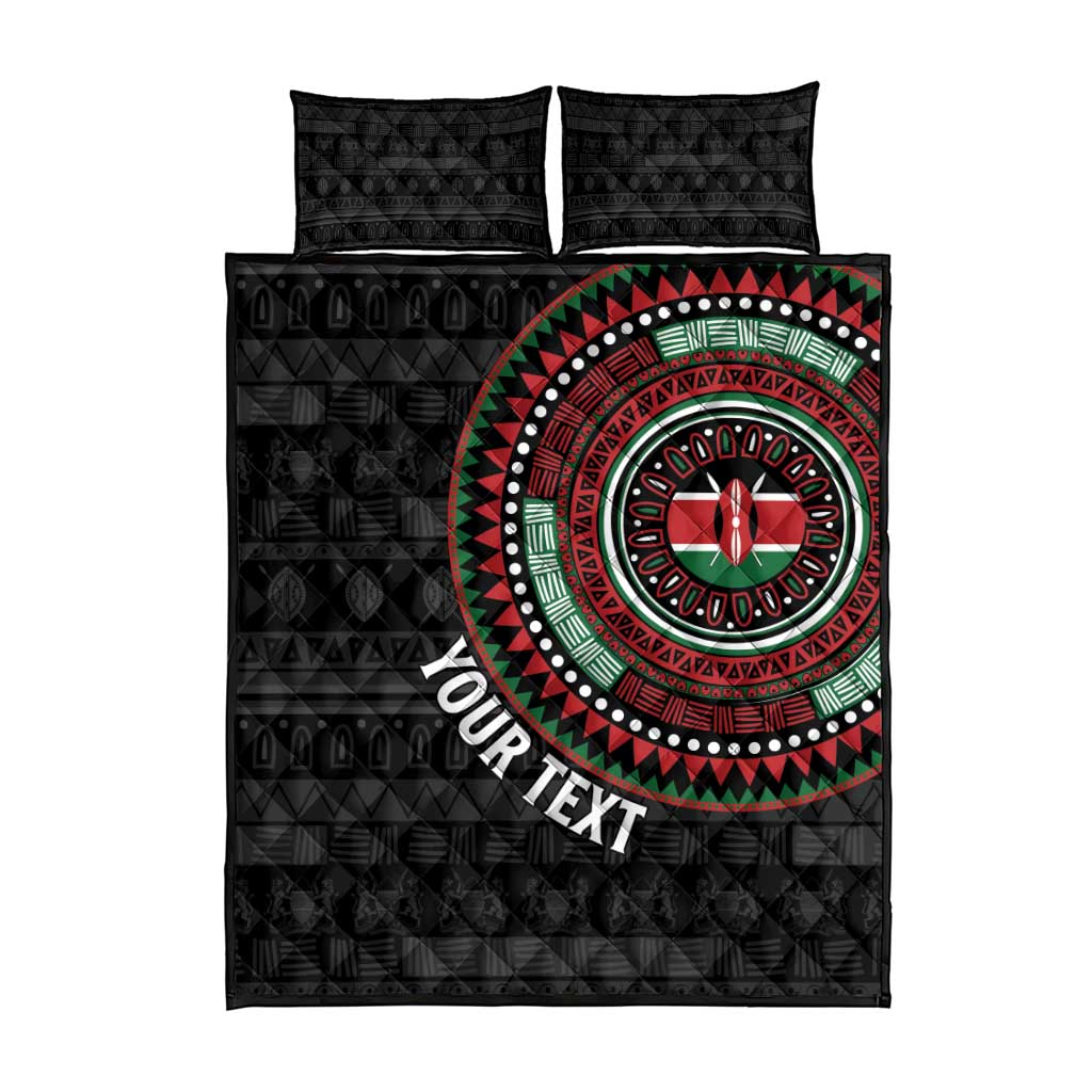 Personalised Kenya African Tribal Pattern Quilt Bed Set Chest Arm Tattoo LT15