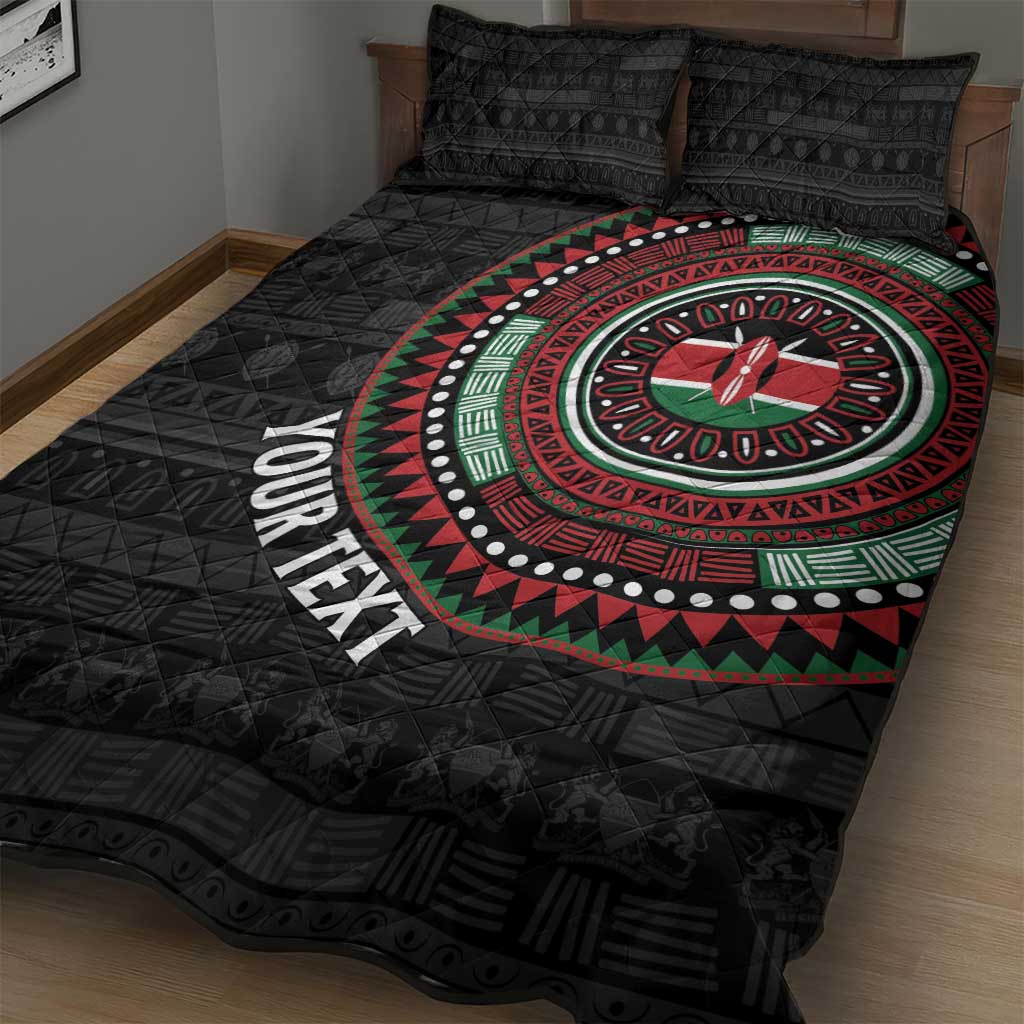 Personalised Kenya African Tribal Pattern Quilt Bed Set Chest Arm Tattoo LT15
