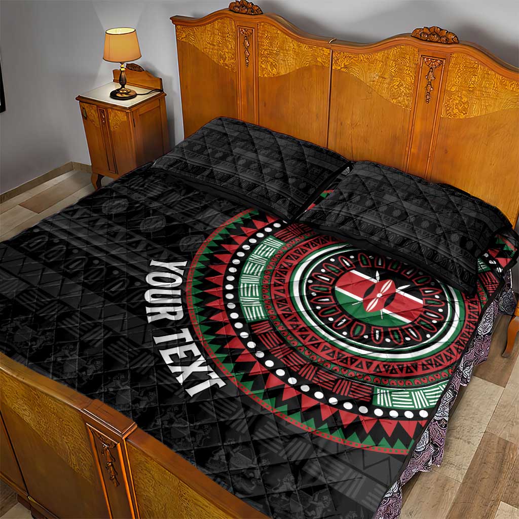 Personalised Kenya African Tribal Pattern Quilt Bed Set Chest Arm Tattoo LT15