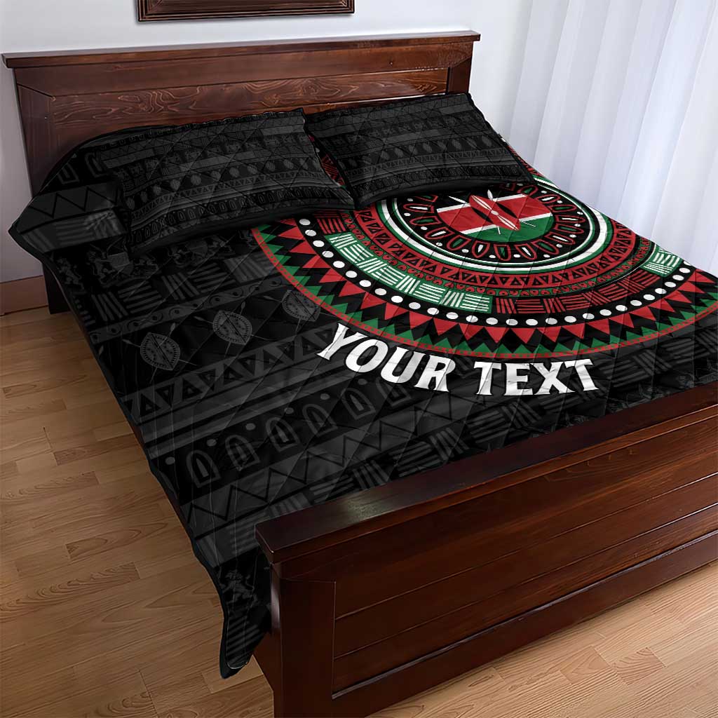Personalised Kenya African Tribal Pattern Quilt Bed Set Chest Arm Tattoo LT15