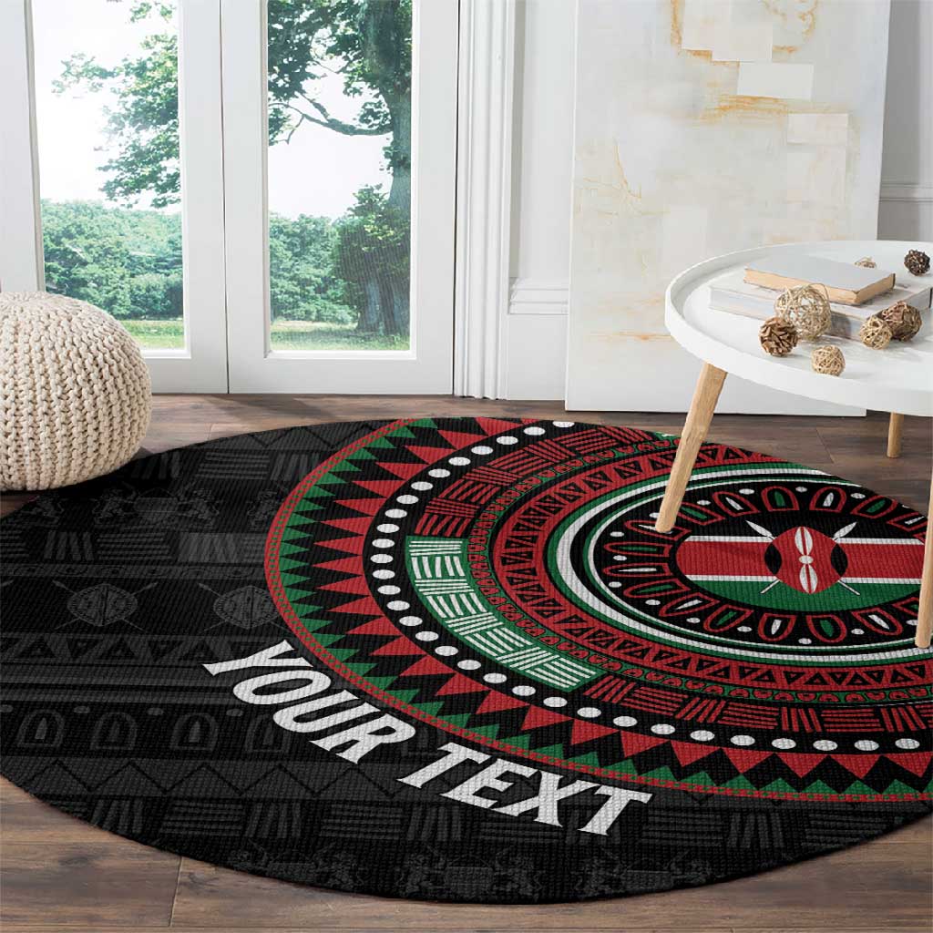 Personalised Kenya African Tribal Pattern Round Carpet Chest Arm Tattoo LT15