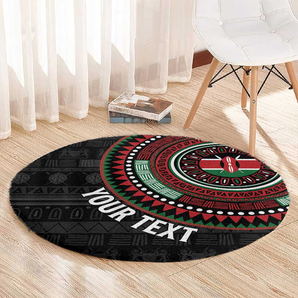 Personalised Kenya African Tribal Pattern Round Carpet Chest Arm Tattoo LT15