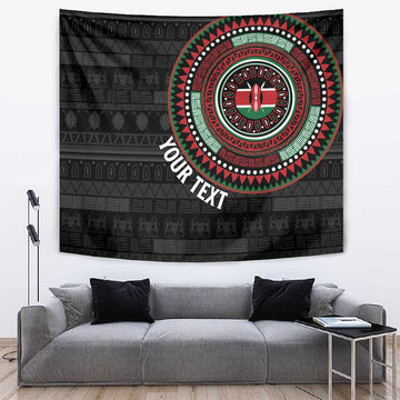 Personalised Kenya African Tribal Pattern Tapestry Chest Arm Tattoo LT15