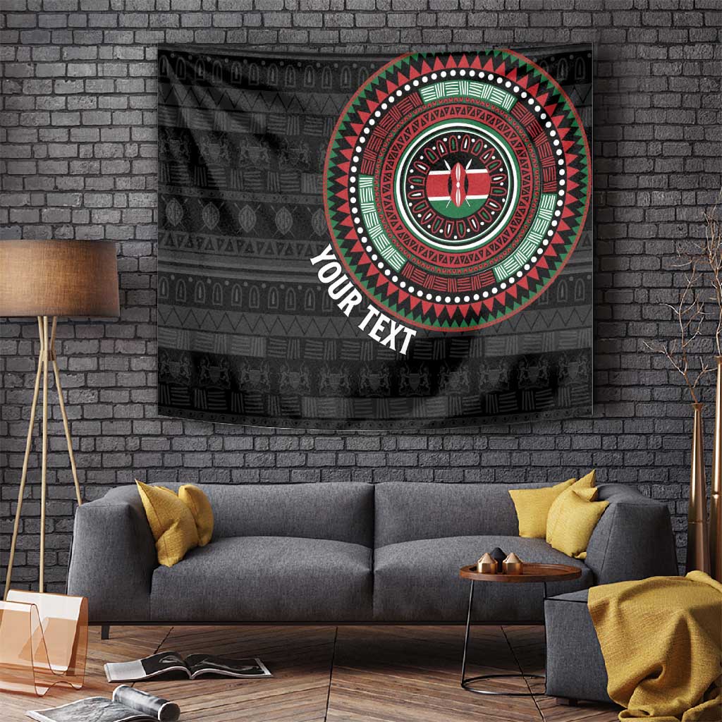 Personalised Kenya African Tribal Pattern Tapestry Chest Arm Tattoo LT15