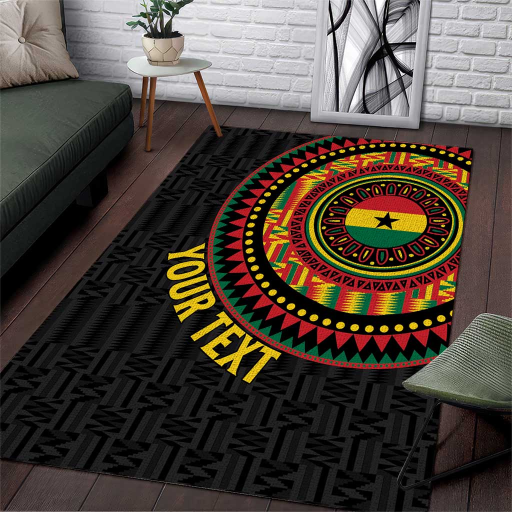 Personalised Ghana African Tribal Mix Kente Patterns Area Rug Chest Arm Tattoo LT15