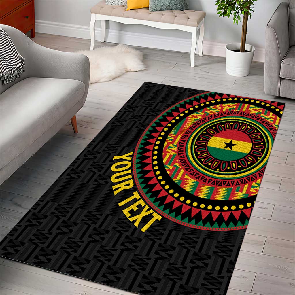 Personalised Ghana African Tribal Mix Kente Patterns Area Rug Chest Arm Tattoo LT15