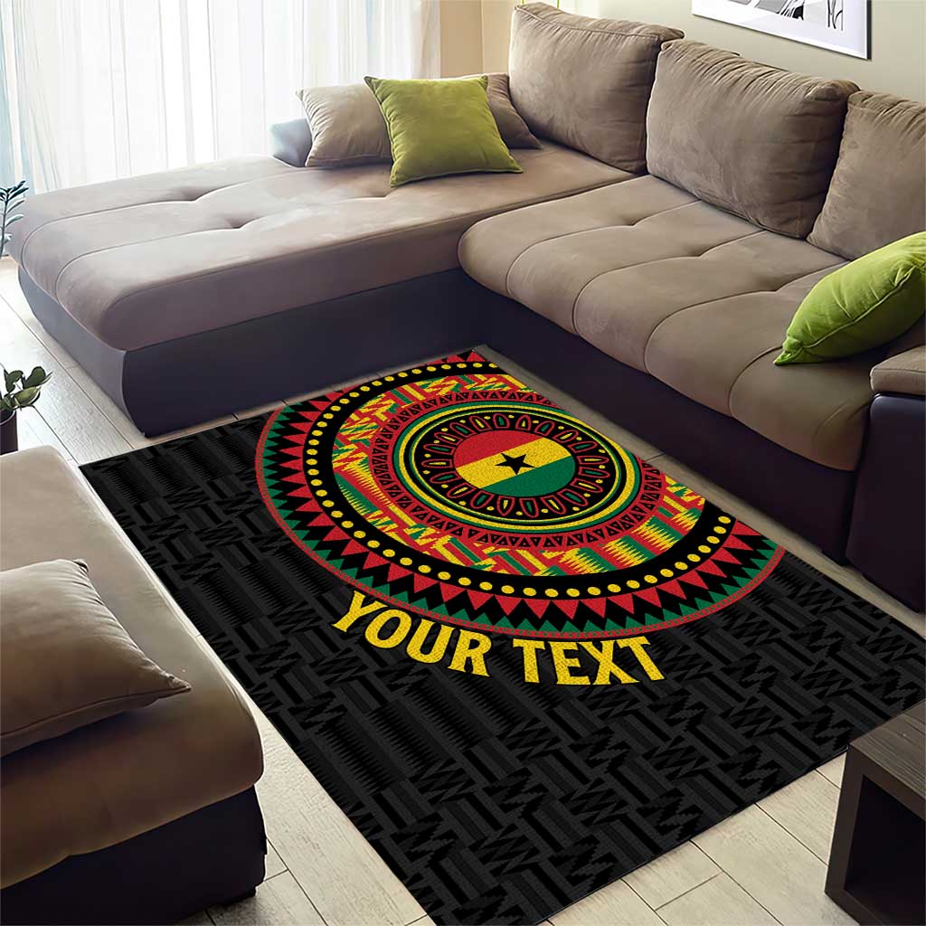 Personalised Ghana African Tribal Mix Kente Patterns Area Rug Chest Arm Tattoo LT15