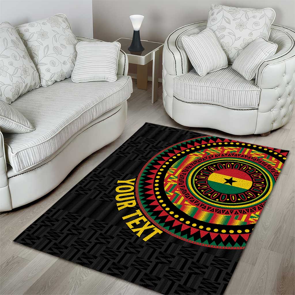 Personalised Ghana African Tribal Mix Kente Patterns Area Rug Chest Arm Tattoo LT15