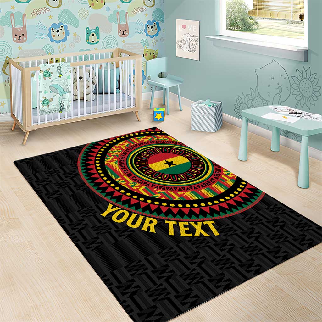 Personalised Ghana African Tribal Mix Kente Patterns Area Rug Chest Arm Tattoo LT15