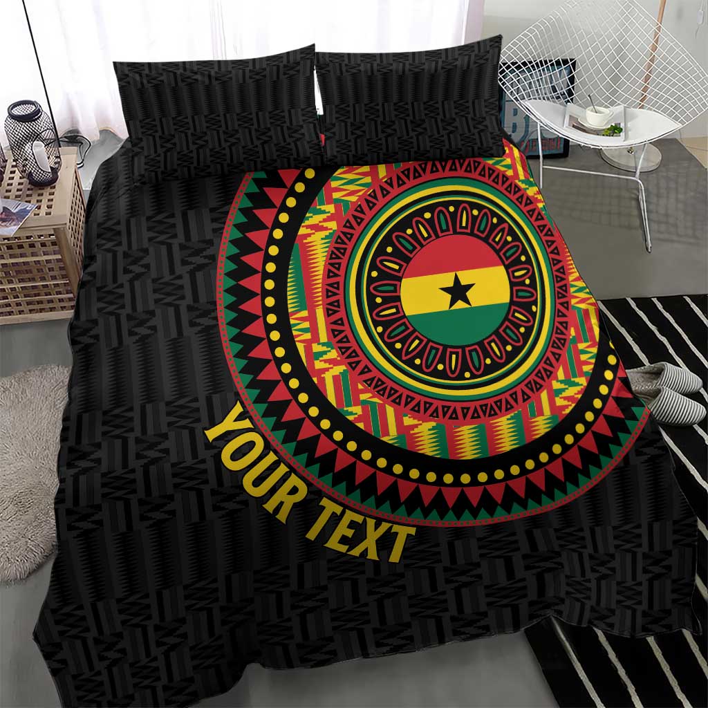 Personalised Ghana African Tribal Mix Kente Patterns Bedding Set Chest Arm Tattoo LT15
