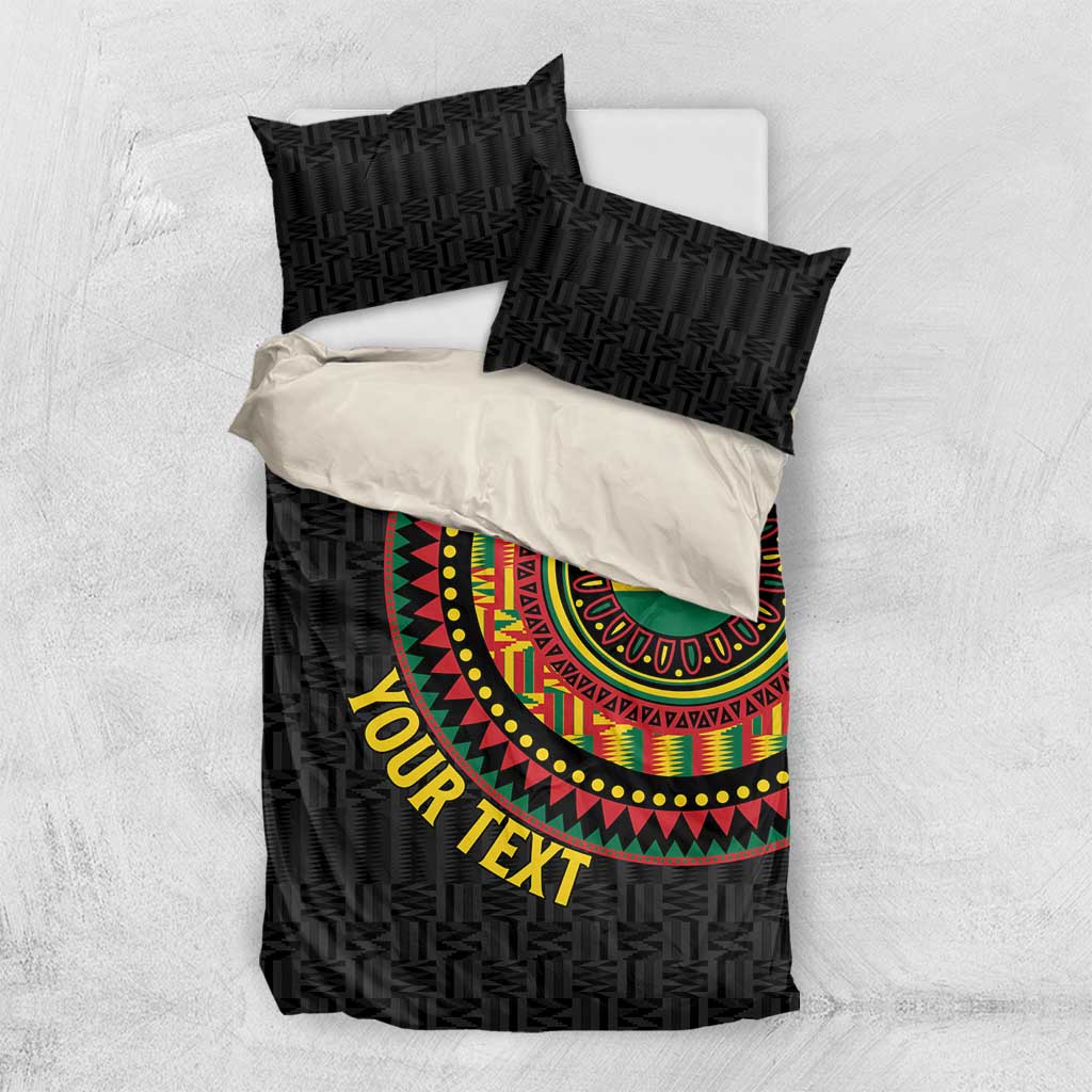 Personalised Ghana African Tribal Mix Kente Patterns Bedding Set Chest Arm Tattoo LT15