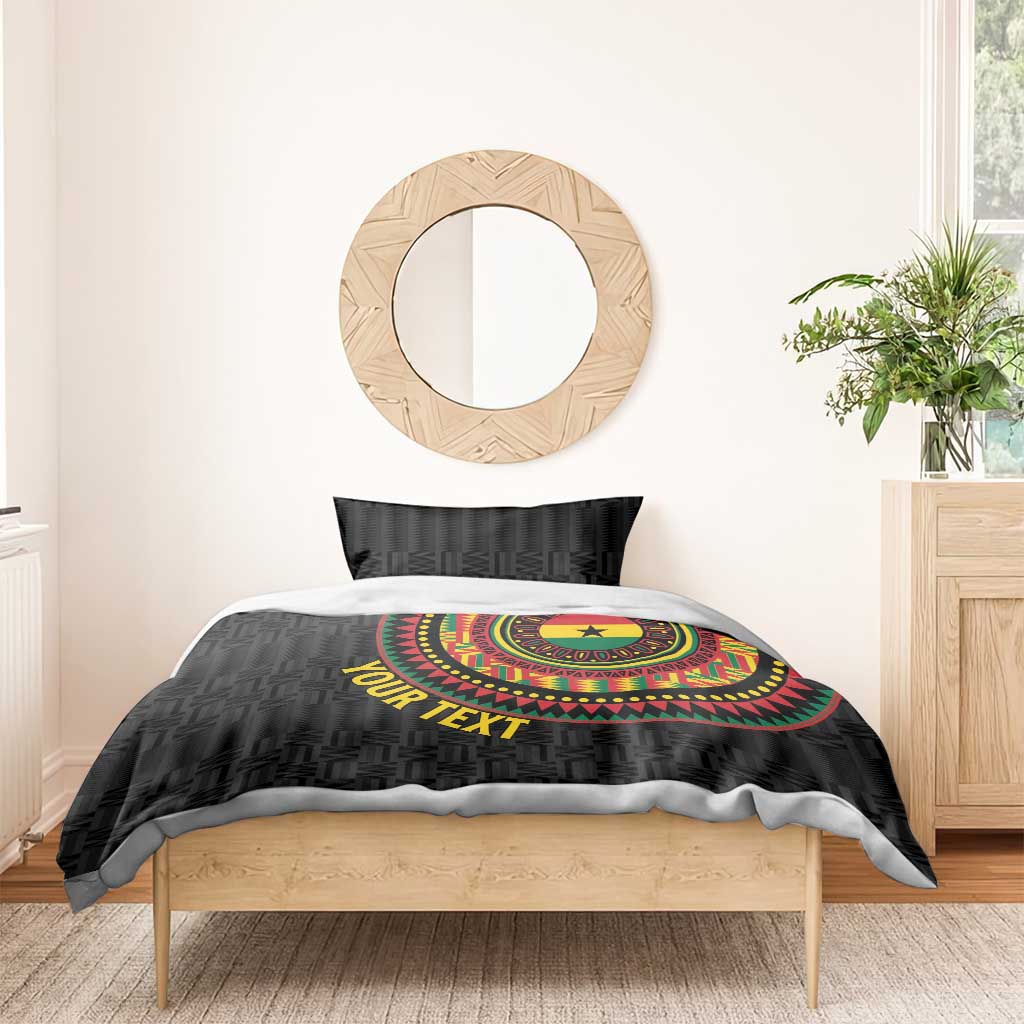 Personalised Ghana African Tribal Mix Kente Patterns Bedding Set Chest Arm Tattoo LT15
