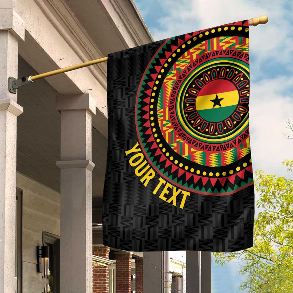 Personalised Ghana African Tribal Mix Kente Patterns Garden Flag Chest Arm Tattoo LT15