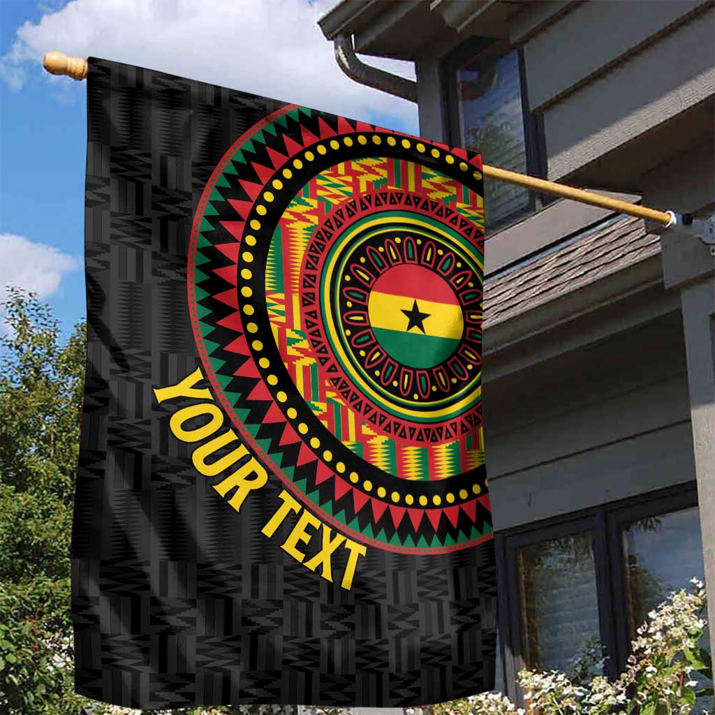 Personalised Ghana African Tribal Mix Kente Patterns Garden Flag Chest Arm Tattoo LT15