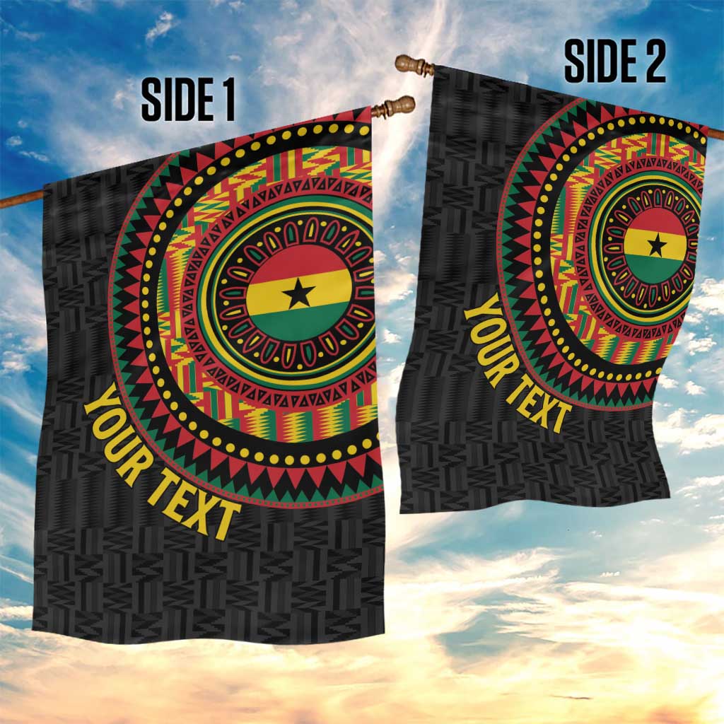 Personalised Ghana African Tribal Mix Kente Patterns Garden Flag Chest Arm Tattoo LT15