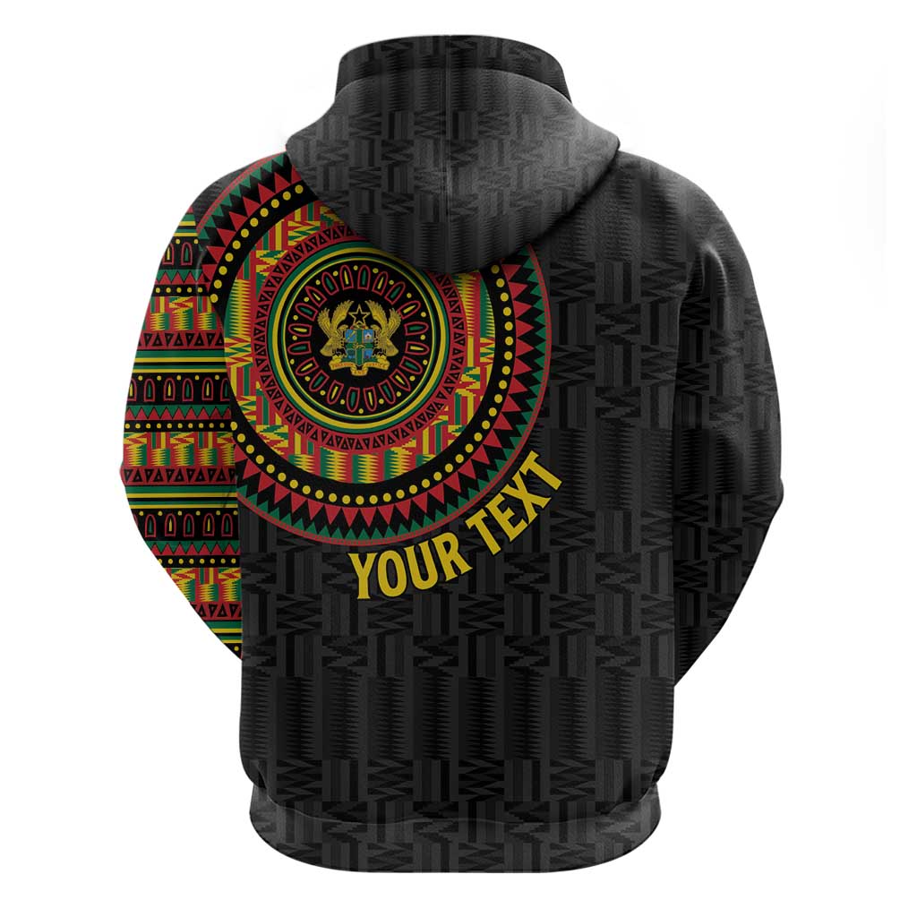 Personalised Ghana Hoodie African Tribal Mix Kente Patterns LT15