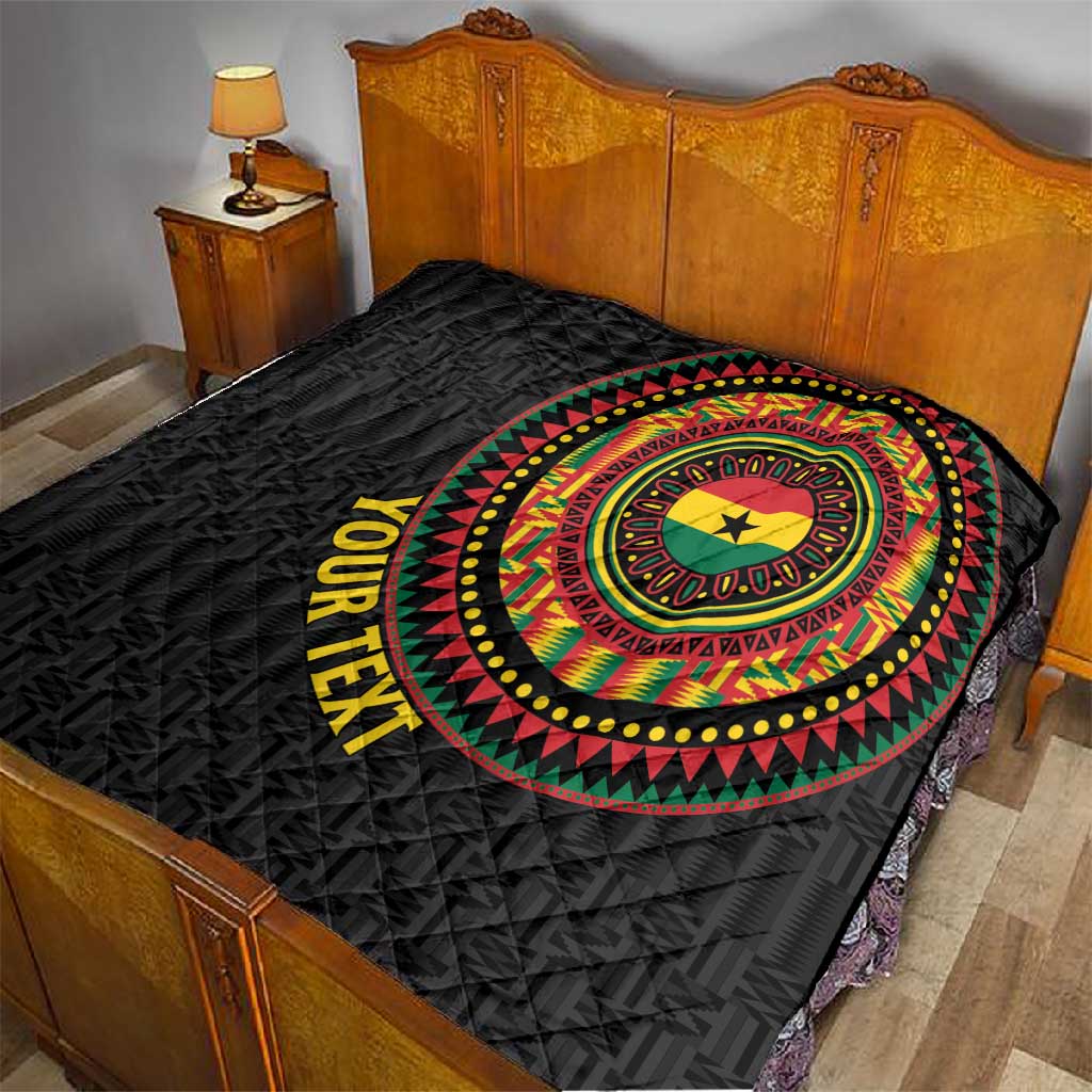 Personalised Ghana African Tribal Mix Kente Patterns Quilt Chest Arm Tattoo LT15