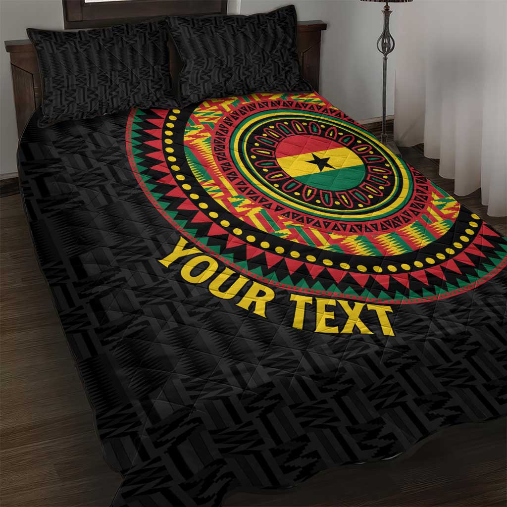 Personalised Ghana African Tribal Mix Kente Patterns Quilt Bed Set Chest Arm Tattoo LT15