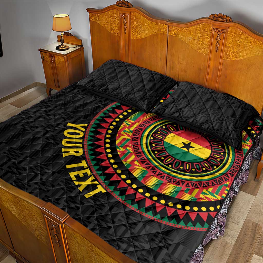 Personalised Ghana African Tribal Mix Kente Patterns Quilt Bed Set Chest Arm Tattoo LT15
