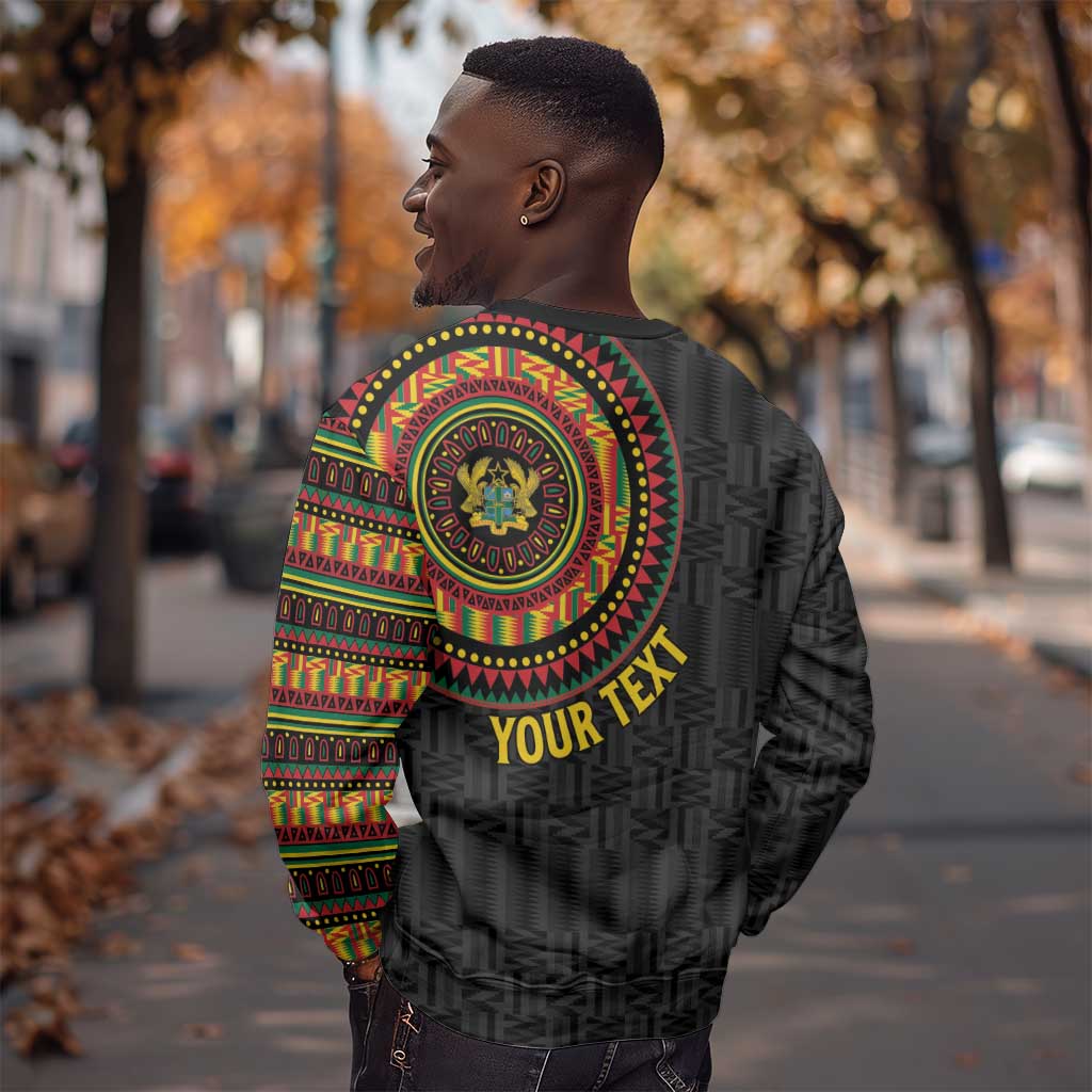 Personalised Ghana African Tribal Mix Kente Patterns Sweatshirt Chest Arm Tattoo LT15