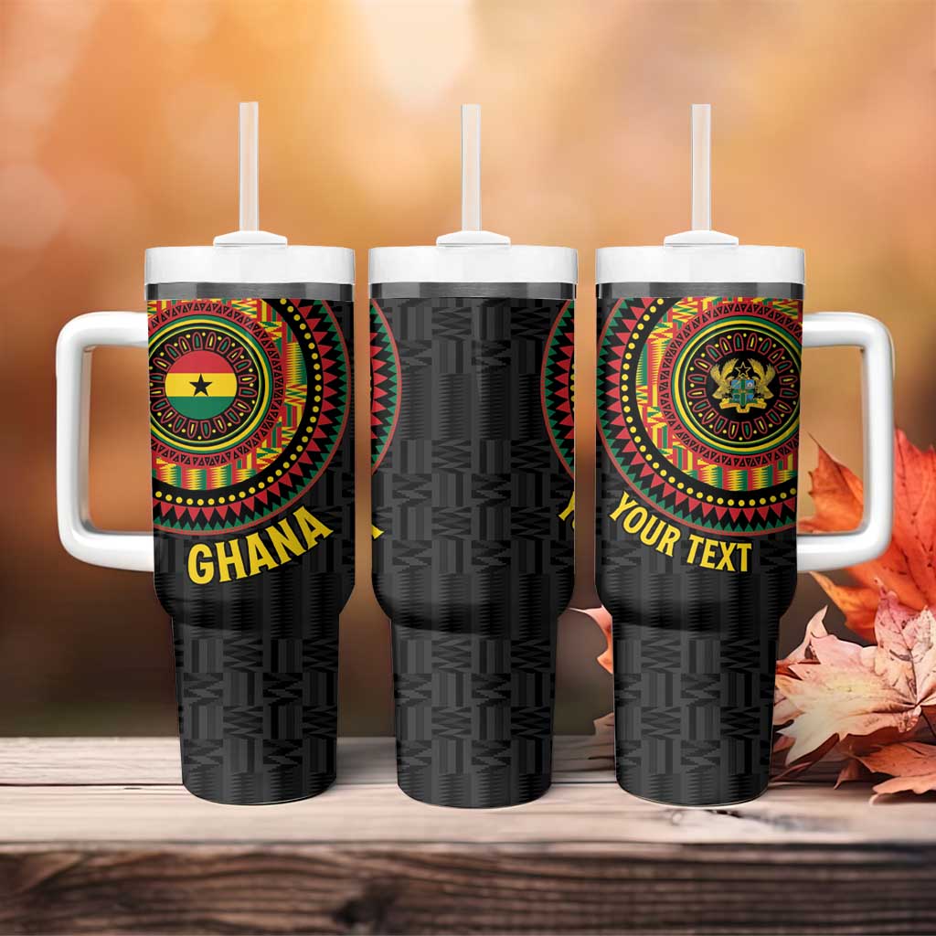 Personalised Ghana African Tribal Mix Kente Patterns Tumbler With Handle Chest Arm Tattoo LT15