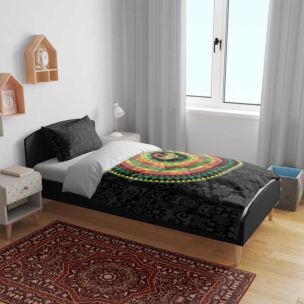 African Sankofa Bird Bedding Set Adinkra Symbols - Chest Arm Tattoo LT15