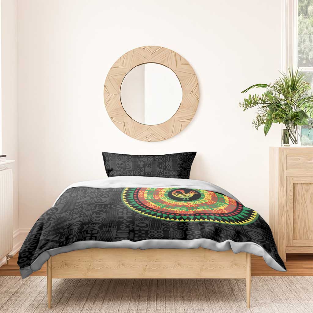 African Sankofa Bird Bedding Set Adinkra Symbols - Chest Arm Tattoo LT15
