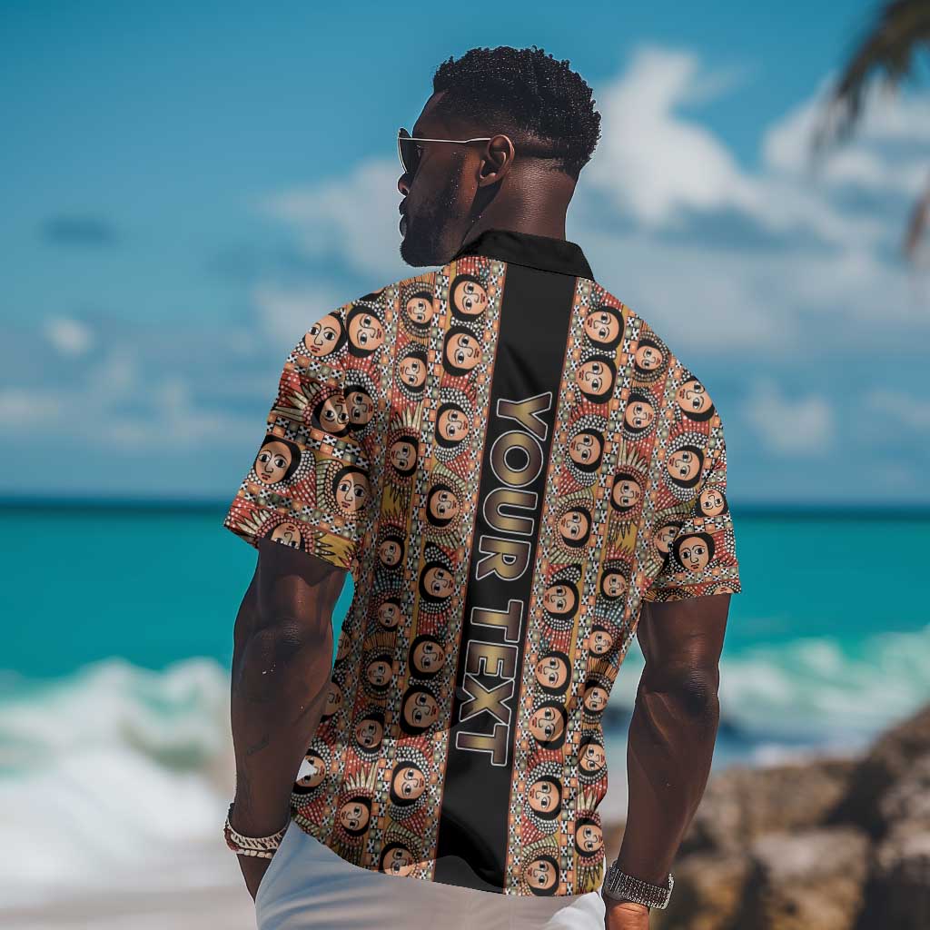 Personalized Ethiopia Hawaiian Shirt Ethiopian Tewahedo Angel Orthodox Black Color LT15