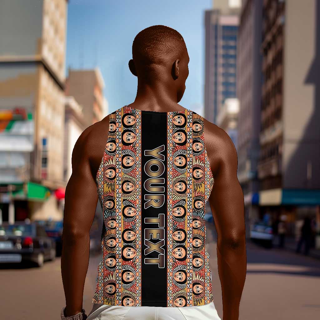 Personalized Ethiopia Men Tank Top Ethiopian Tewahedo Angel Orthodox Black Color LT15