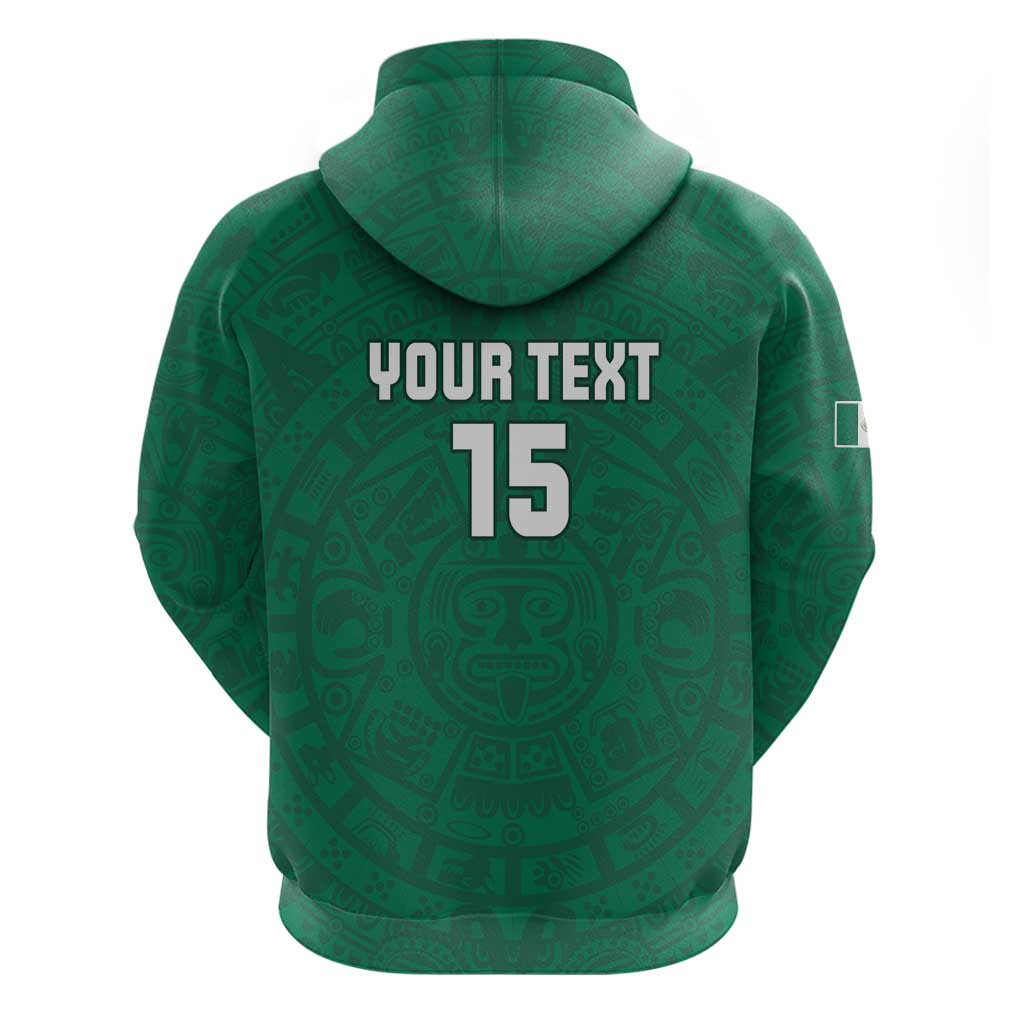 Custom Mexico Guadalupe Football Hoodie Viva Mexico LT15