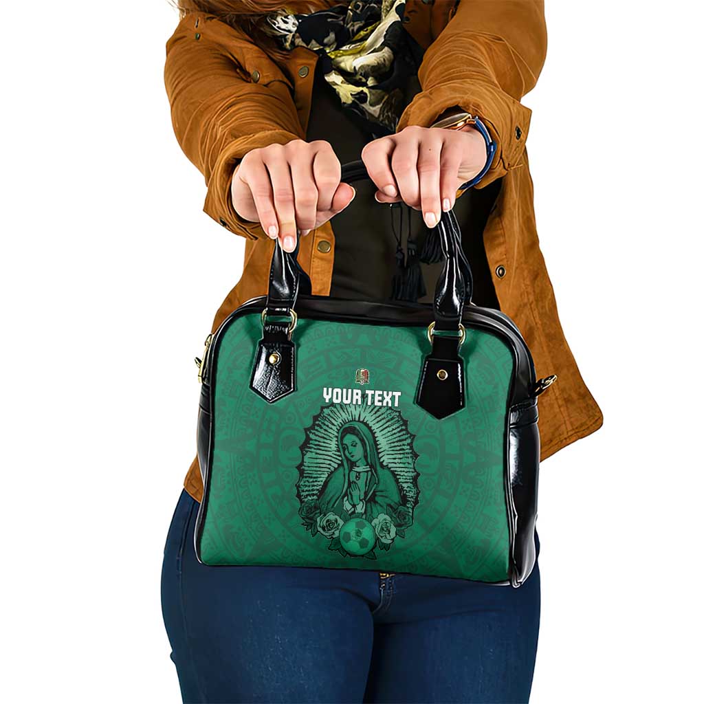 Custom Mexico Guadalupe Football Shoulder Handbag Viva Mexico LT15