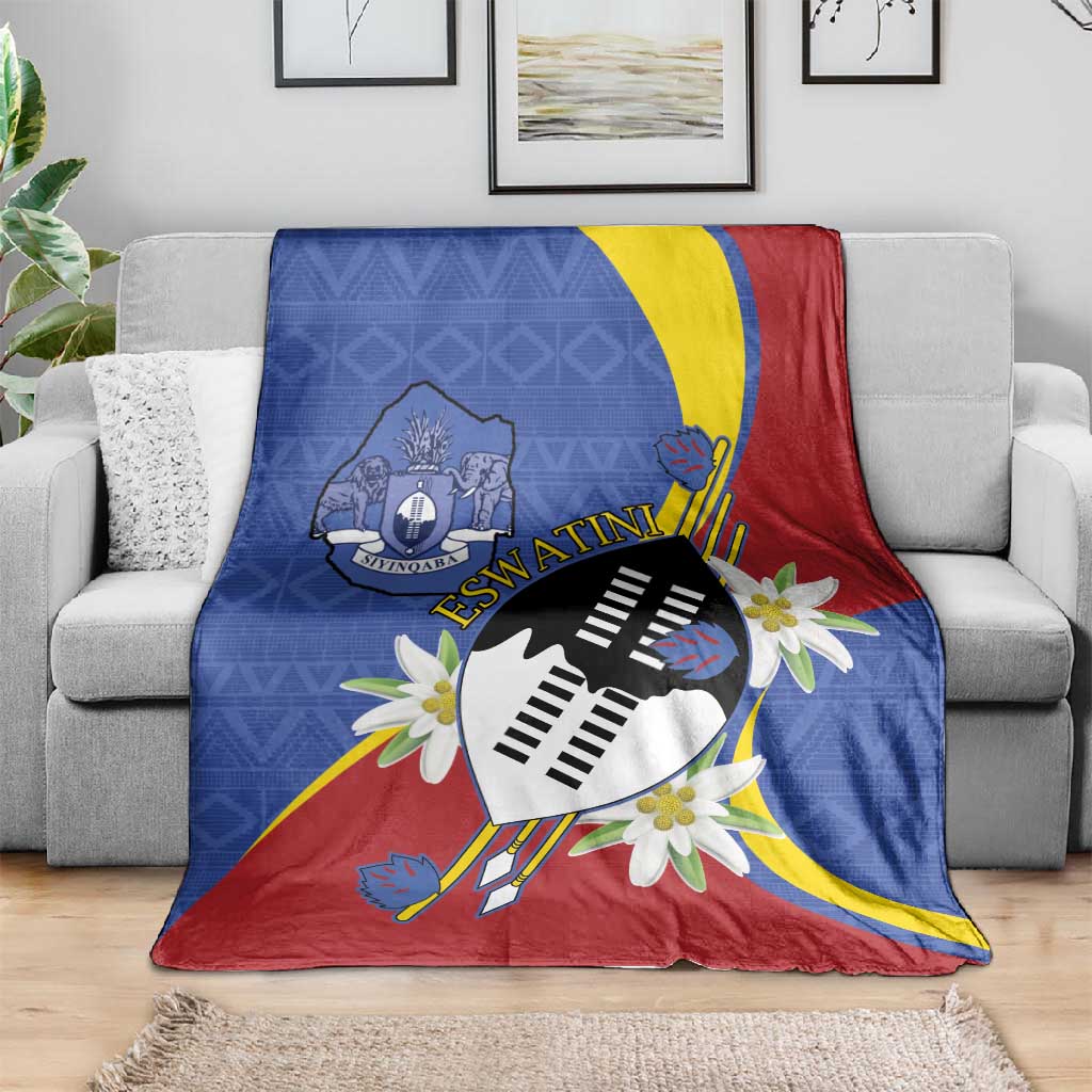 Umbuso weSwatini Blanket Nguni Shield Edelweiss Flower LT15