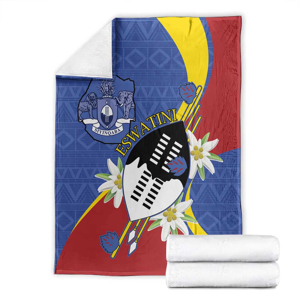 Umbuso weSwatini Blanket Nguni Shield Edelweiss Flower LT15
